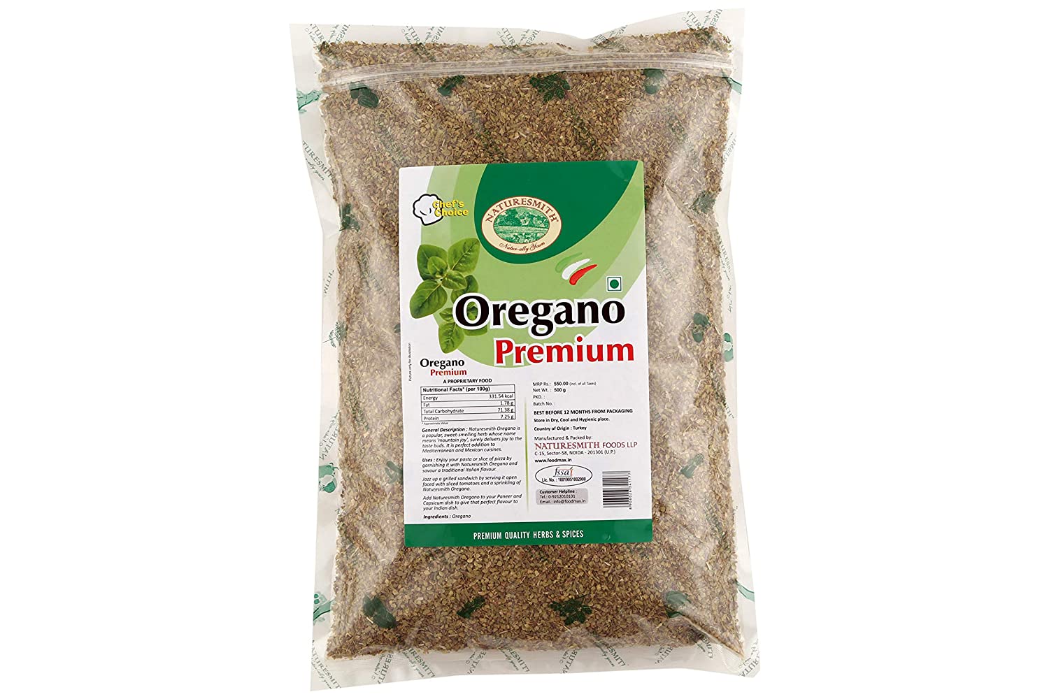 Naturesmith Oregano Premium, 500g